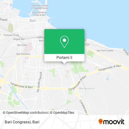 Mappa Bari Congressi