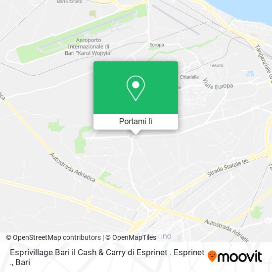 Mappa Esprivillage Bari il Cash & Carry di Esprinet . Esprinet .
