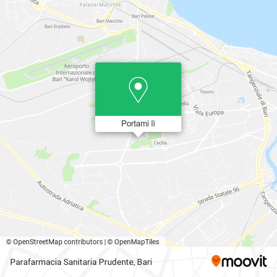 Mappa Parafarmacia Sanitaria Prudente