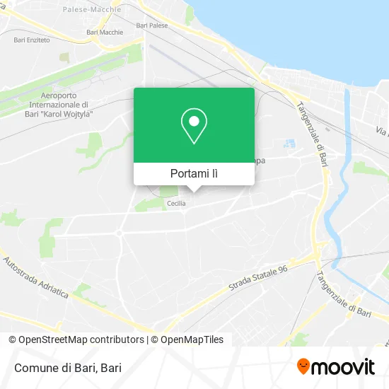 Mappa Comune di Bari