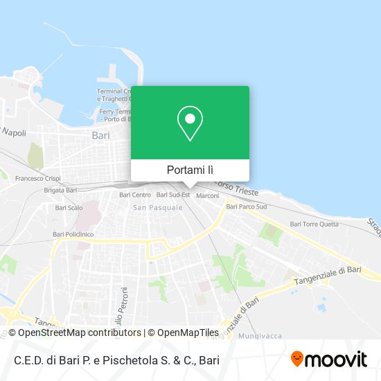 Mappa C.E.D. di Bari P. e Pischetola S. & C.