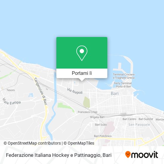 Mappa Federazione Italiana Hockey e Pattinaggio