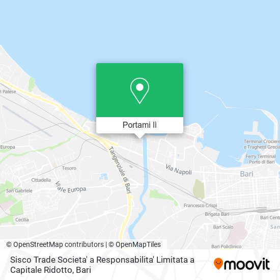 Mappa Sisco Trade Societa' a Responsabilita' Limitata a Capitale Ridotto