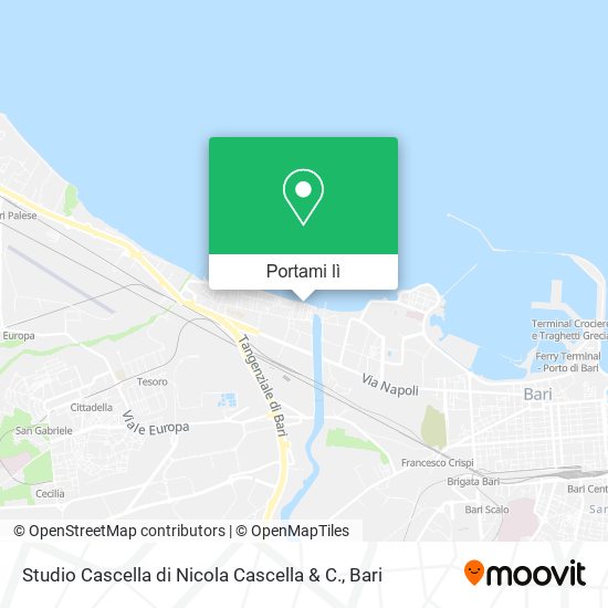 Mappa Studio Cascella di Nicola Cascella & C.