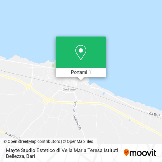 Mappa Mayte Studio Estetico di Vella Maria Teresa Istituti Bellezza