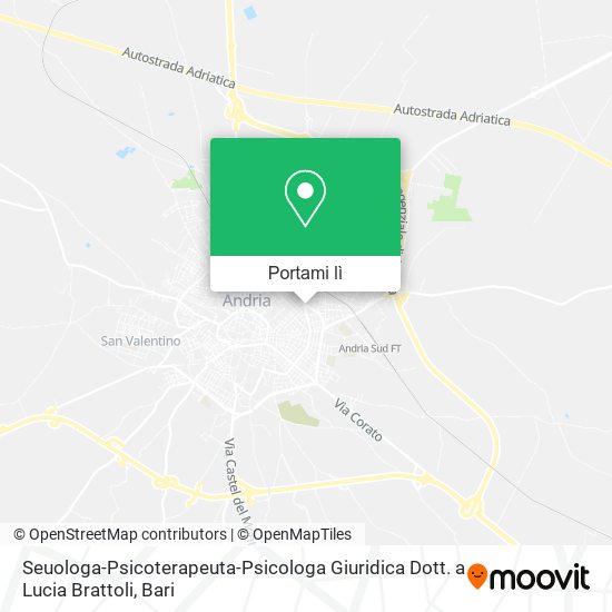 Mappa Seuologa-Psicoterapeuta-Psicologa Giuridica Dott. a Lucia Brattoli