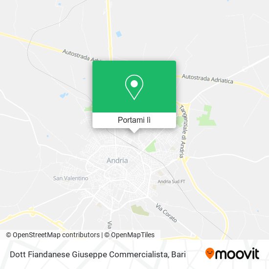 Mappa Dott Fiandanese Giuseppe Commercialista