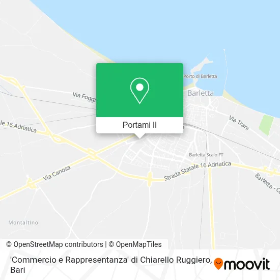 Mappa 'Commercio e Rappresentanza' di Chiarello Ruggiero