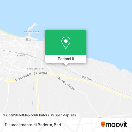 Mappa Distaccamento di Barletta