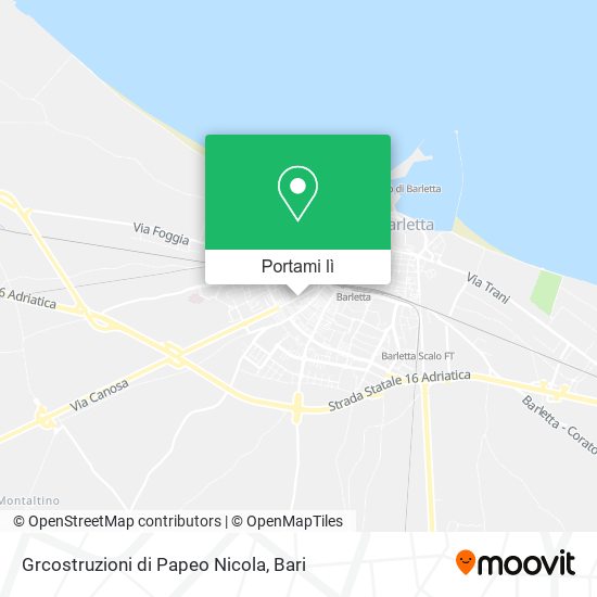 Mappa Grcostruzioni di Papeo Nicola