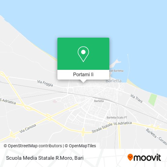 Mappa Scuola Media Statale R.Moro