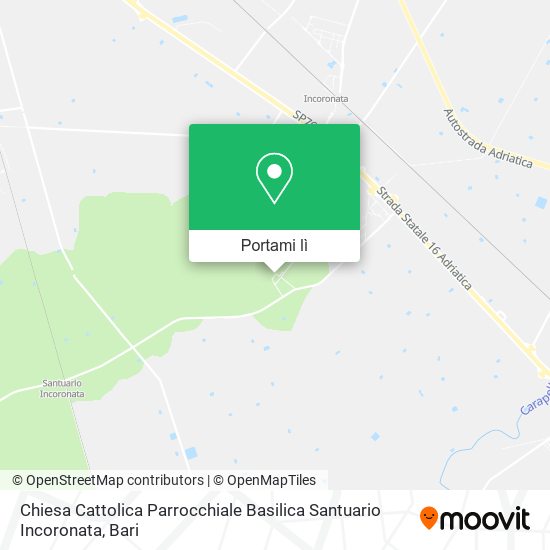 Mappa Chiesa Cattolica Parrocchiale Basilica Santuario Incoronata