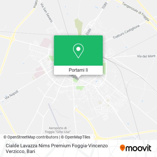 Mappa Cialde Lavazza Nims Premium Foggia-Vincenzo Verzicco