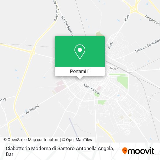 Mappa Ciabatteria Moderna di Santoro Antonella Angela