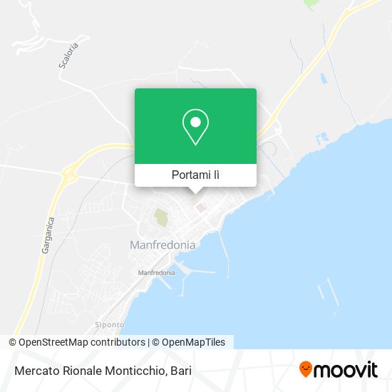 Mappa Mercato Rionale Monticchio