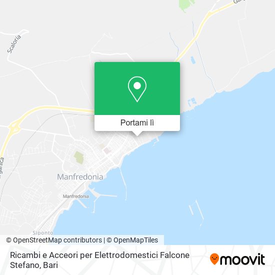 Mappa Ricambi e Acceori per Elettrodomestici Falcone Stefano