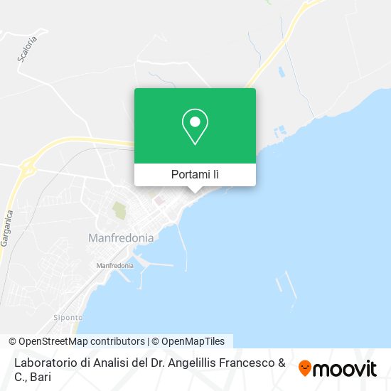 Mappa Laboratorio di Analisi del Dr. Angelillis Francesco & C.