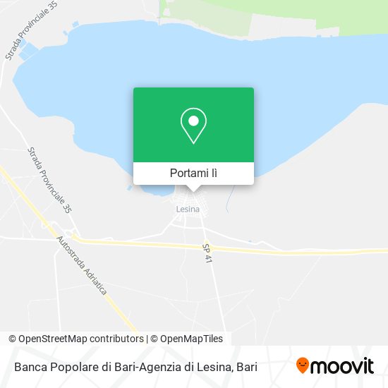 Mappa Banca Popolare di Bari-Agenzia di Lesina