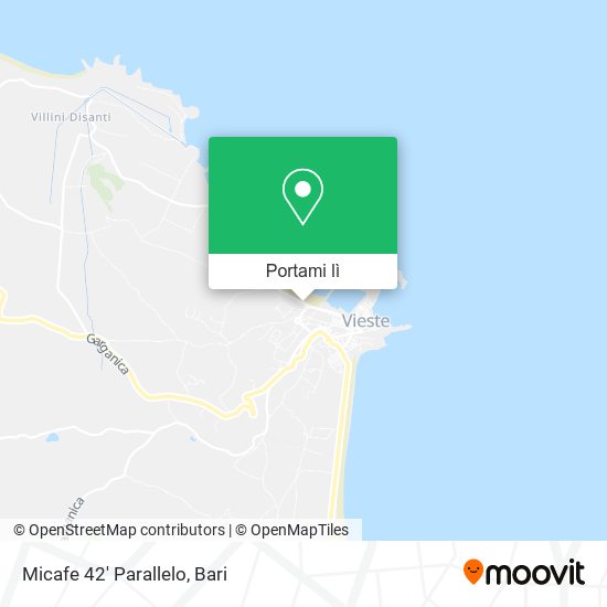 Mappa Micafe 42' Parallelo