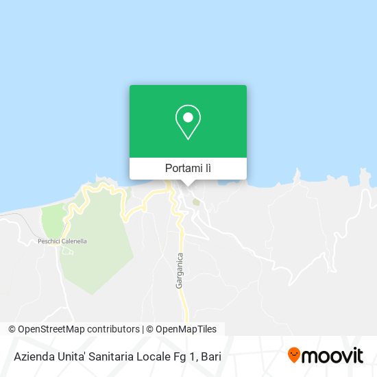 Mappa Azienda Unita' Sanitaria Locale Fg 1