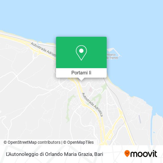 Mappa L'Autonoleggio di Orlando Maria Grazia