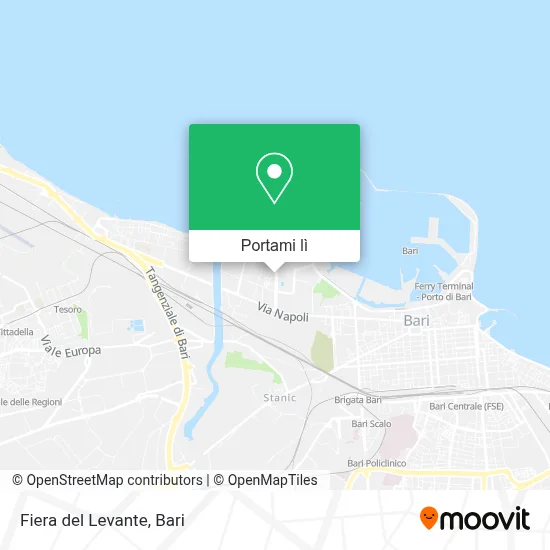 Mappa Fiera del Levante