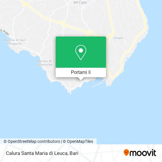 Mappa Calura Santa Maria di Leuca