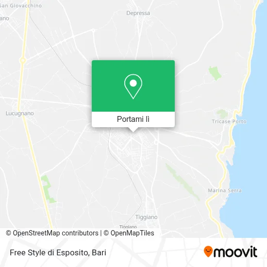 Mappa Free Style di Esposito