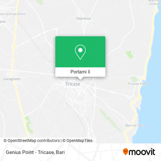 Mappa Genius Point - Tricase