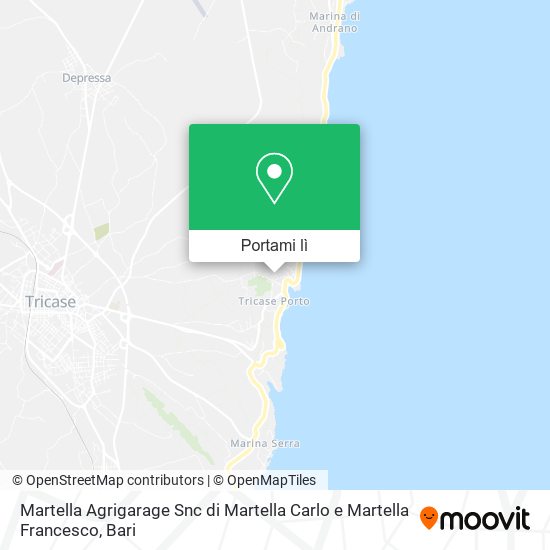 Mappa Martella Agrigarage Snc di Martella Carlo e Martella Francesco