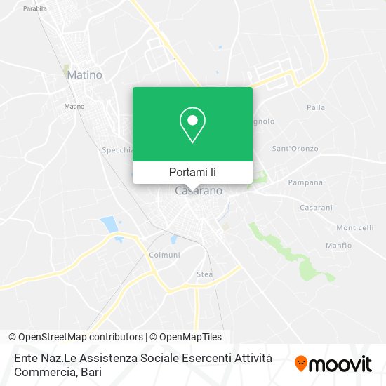 Mappa Ente Naz.Le Assistenza Sociale Esercenti Attività Commercia
