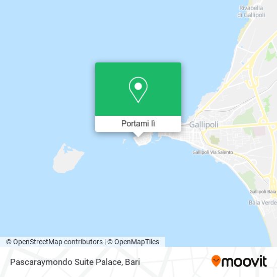 Mappa Pascaraymondo Suite Palace