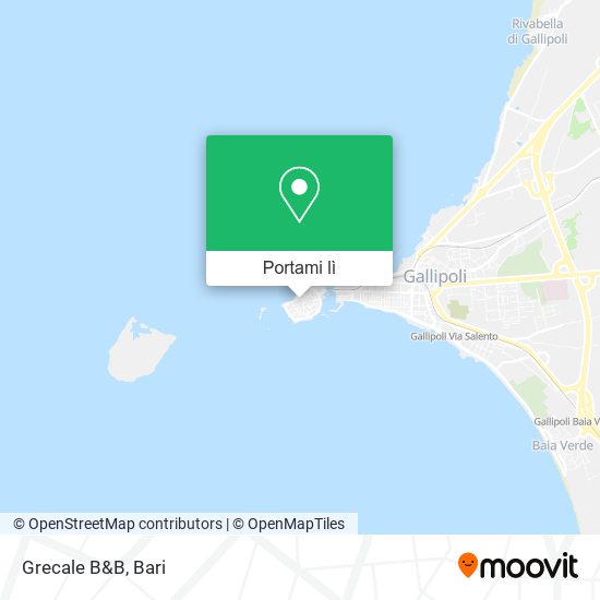 Mappa Grecale B&B