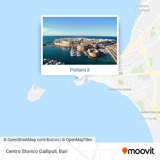 Mappa Centro Storico Gallipoli