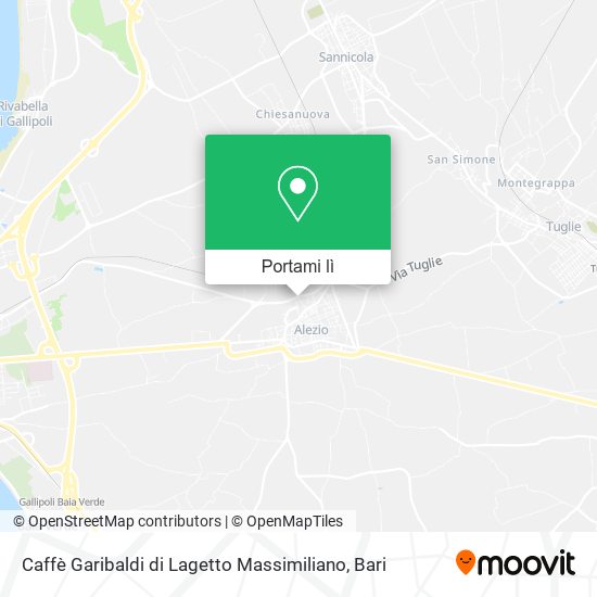 Mappa Caffè Garibaldi di Lagetto Massimiliano