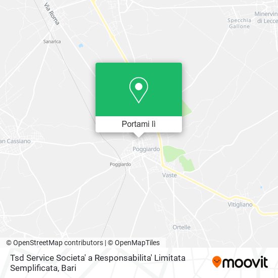 Mappa Tsd Service Societa' a Responsabilita' Limitata Semplificata
