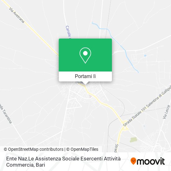 Mappa Ente Naz.Le Assistenza Sociale Esercenti Attività Commercia
