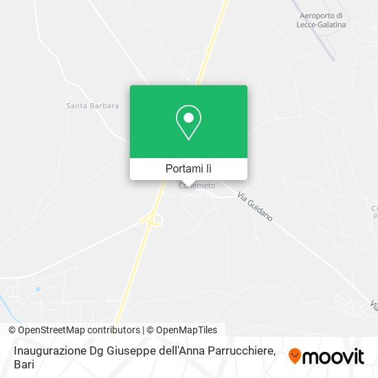 Mappa Inaugurazione Dg Giuseppe dell'Anna Parrucchiere