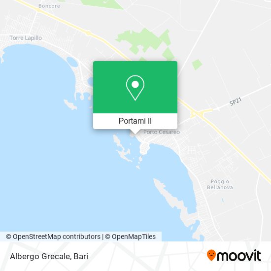 Mappa Albergo Grecale