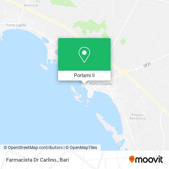 Mappa Farmacista Dr Carlino.