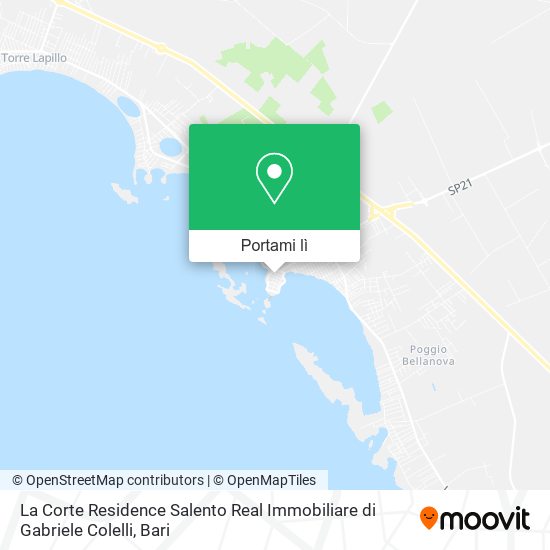 Mappa La Corte Residence Salento Real Immobiliare di Gabriele Colelli