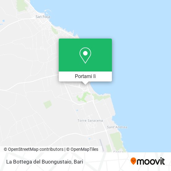 Mappa La Bottega del Buongustaio