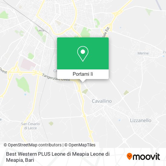 Mappa Best Western PLUS Leone di Meapia Leone di Meapia