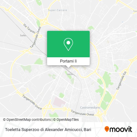 Mappa Toeletta Superzoo di Alexander Amicucci