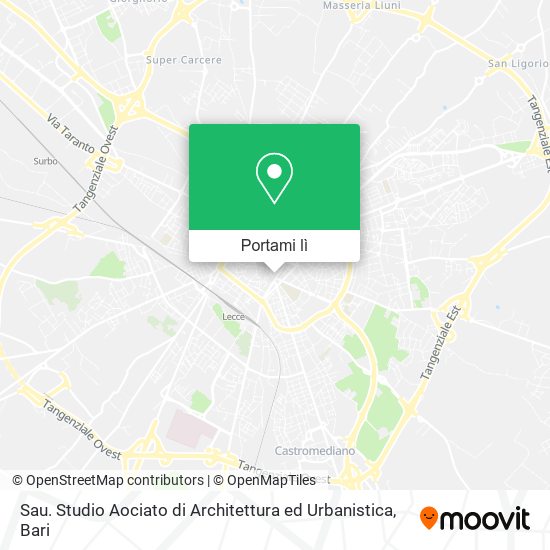 Mappa Sau. Studio Aociato di Architettura ed Urbanistica