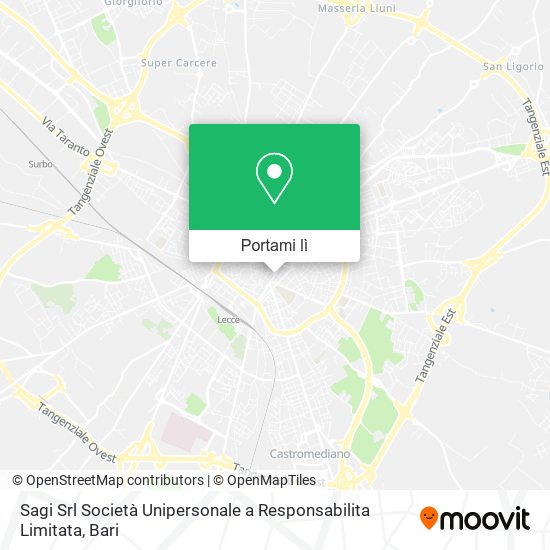 Mappa Sagi Srl Società Unipersonale a Responsabilita Limitata