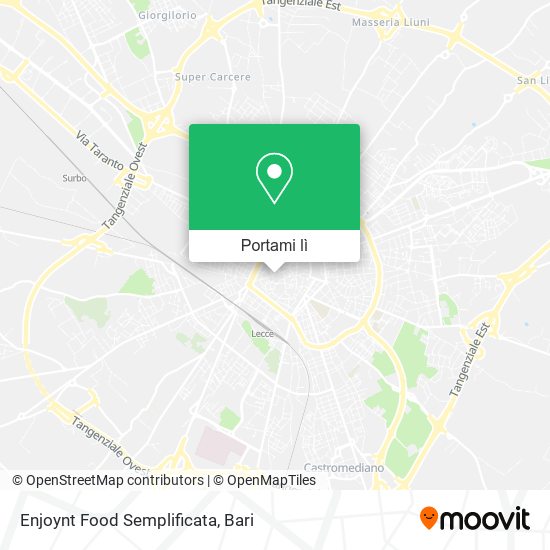 Mappa Enjoynt Food Semplificata