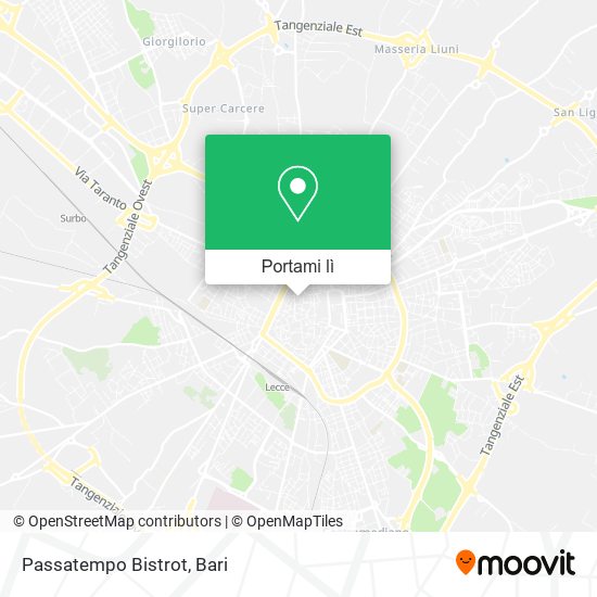 Mappa Passatempo Bistrot