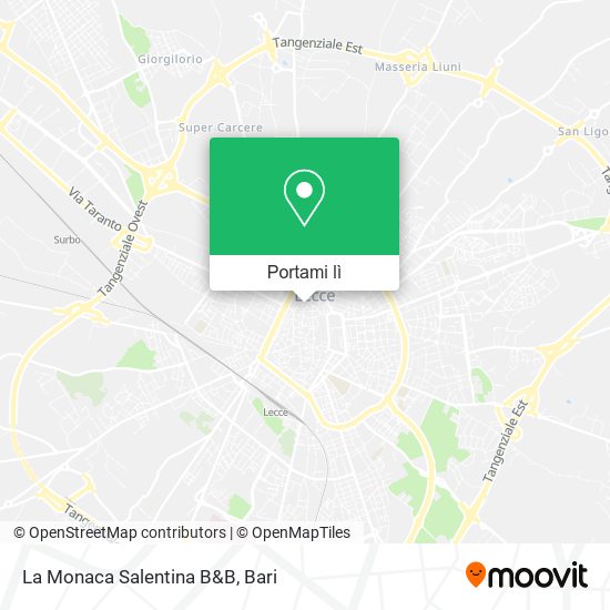 Mappa La Monaca Salentina B&B