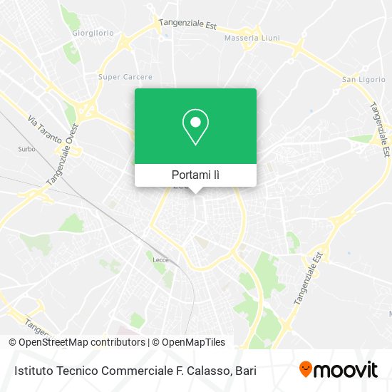 Mappa Istituto Tecnico Commerciale F. Calasso